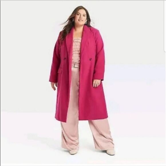 Women's Essential Wool Overcoat Jacket - Picture 4 of 4